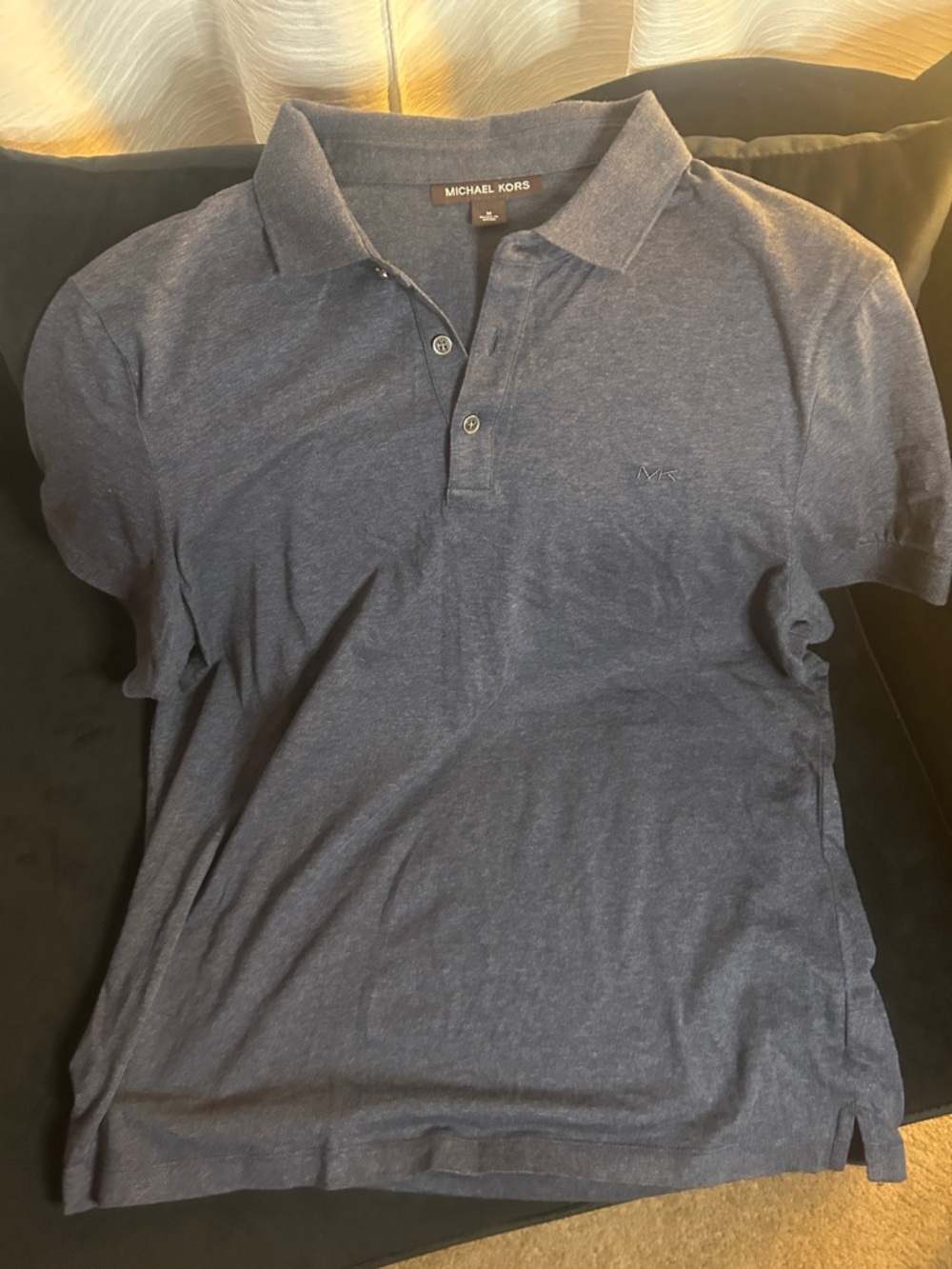 Michael Kors Men's Navy Heather Polo